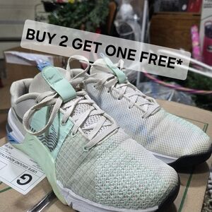 BUY 2 GET ONE FREE* Nike Metcon 8 White Mint Foam Size 10w/8.5m